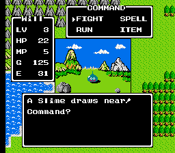 JRPG Pertama seperti Dragon Quest (1986) menggunakan Turn Based sebagai Battle System mereka dimana pemain dan musuh saling gebuk secara bergantian.
